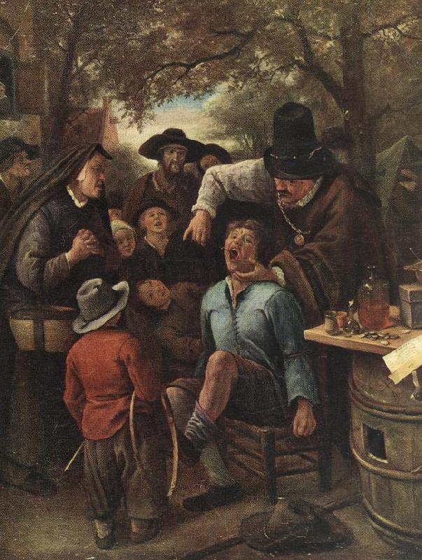 Jan Steen The Quackdoctor oil painting image